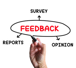 Feedback Diagram Means Reports Criticism And Evaluation