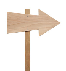 Wood Arrow Sign