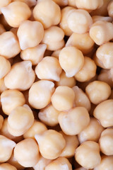 background of chick peas
