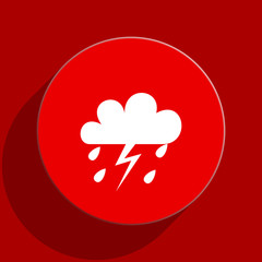 storm web flat icon