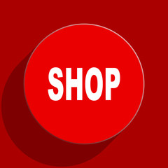 shop web flat icon