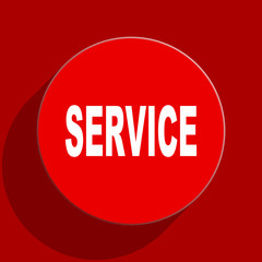 service web flat icon