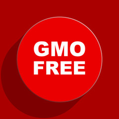 gmo free web flat icon