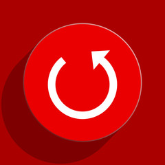 rotate web flat icon