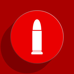 ammunition web flat icon