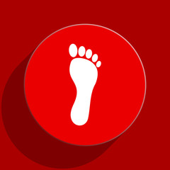 foot web flat icon