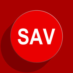 sav web flat icon