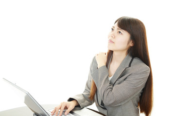 肩痛を訴える女性