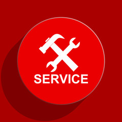 service web flat icon