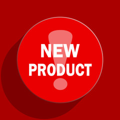 new product web flat icon