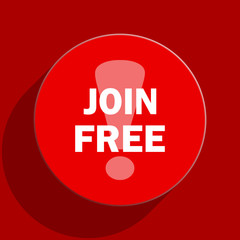 join free web flat icon