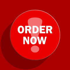 order now web flat icon