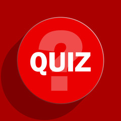 quiz web flat icon