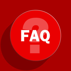 faq web flat icon