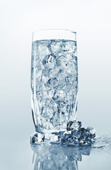 glass of ice water