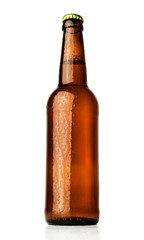Brown bottle of beer