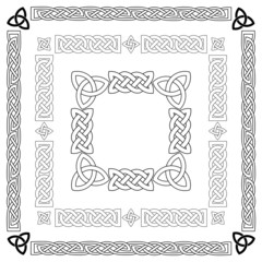Celtic knots, patterns, frameworks vector