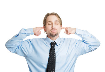 I don't want to hear it. Man offended by someone's comments 