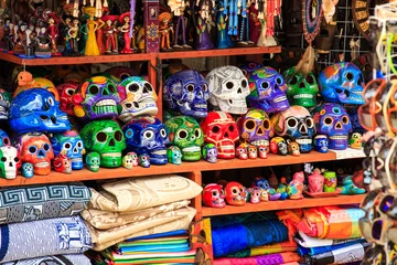 Fotobehang Mexicaanse souvenirs © Maciej Czekajewski