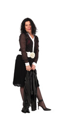 Fototapeta premium Beautiful businesswoman posing
