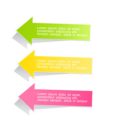 Modern infographic colorful design template vector illustration