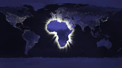  Africa concept (Some elements used from earthobservatory / nasa) © Sensay
