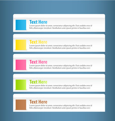 Modern infographic colorful design template vector illustration