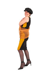 Beautiful businesswoman posing