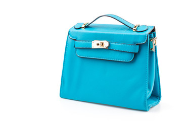 Handbag isolated white background