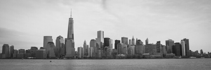 Manhattan Skyline with Freedom Tower Panorama