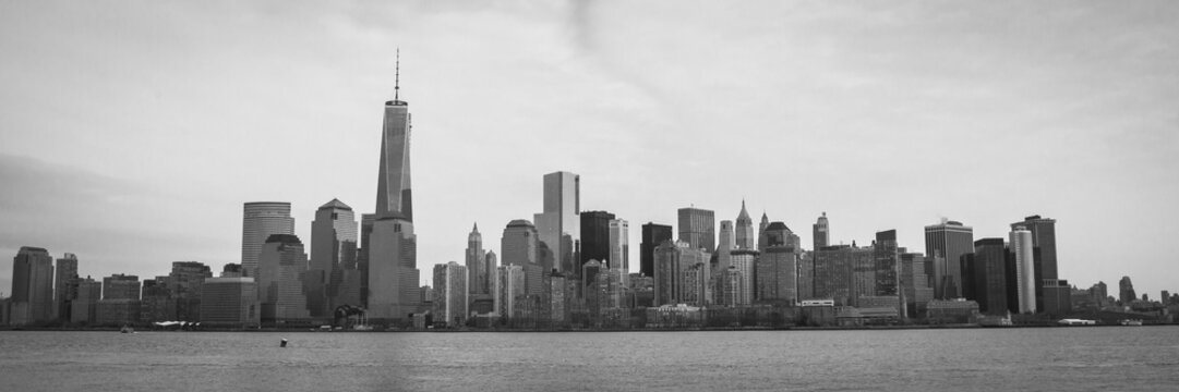 Fototapeta Manhattan Skyline with Freedom Tower Panorama