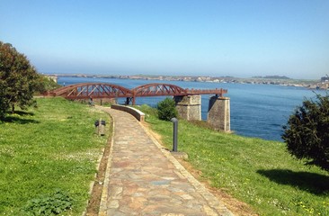 Promenade in Ribadeo, Spain