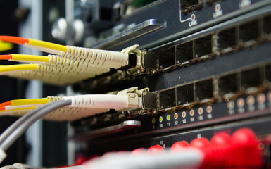 Fiber Optic connect to Gbit switch