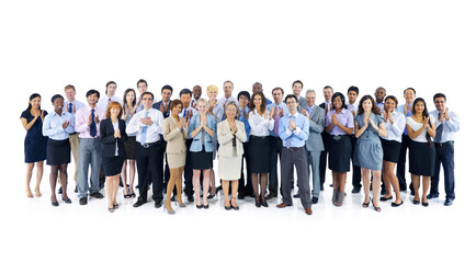 Large Group of Business People