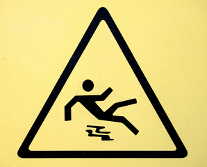 Wet floor caution sign - 64384702