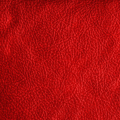 red leatherette