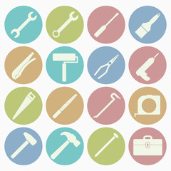 tool icons set