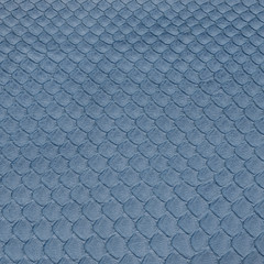 snake skin painted in blue