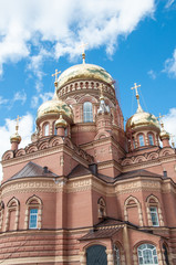 Fototapeta na wymiar Kazansky Cathedral icon of the mother of God, Orenburg