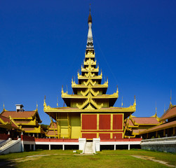 Mandalay palace, Mandalay, Myanmar