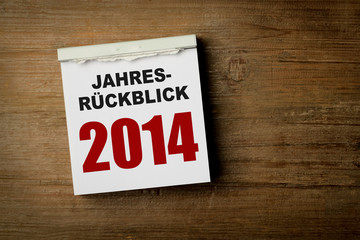 Jahresr&uuml;ckblick 2014