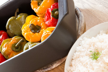 gefüllte Paprikaschoten