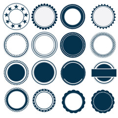 vintage logo set vector