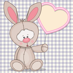 Rabbit with heart