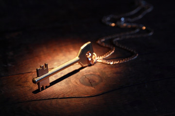Key On Wood