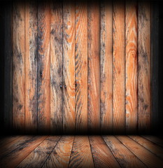 weathered  brown  planks on interior backdrop