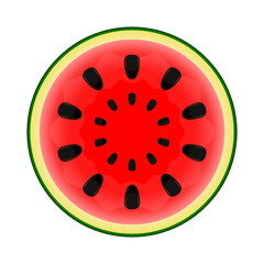 watermelon on white background