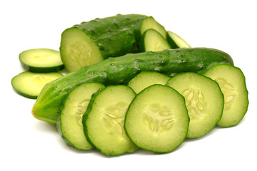 Cucumber and slices