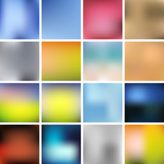 Colorful Smooth Background Set