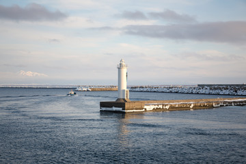Lighthouse in Abashiri, Hokkaido, Japan